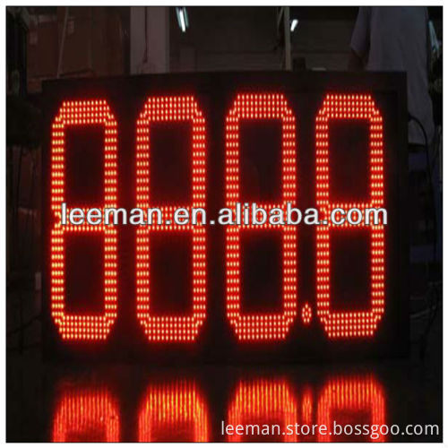 gas station led price digital sign led gas price changers Leeman LED